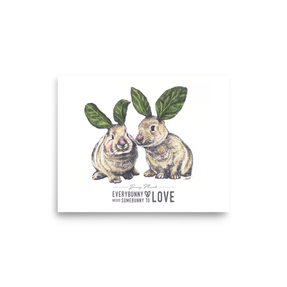 Bunny Munch Art Print