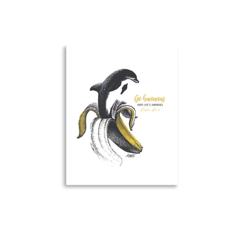 Dolphin Peel Giclée Art Print