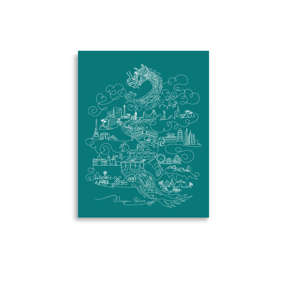 Dragon River Giclée Art Print