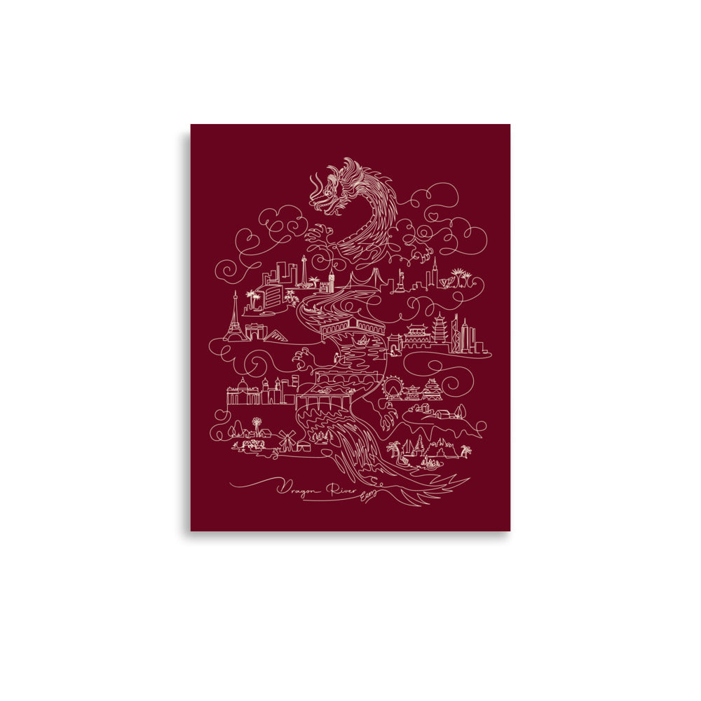Dragon River Giclée Art Print