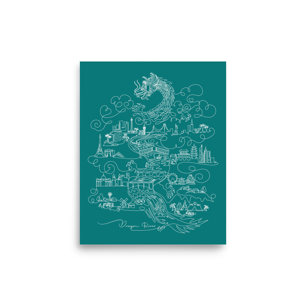 Dragon River Giclée Art Print