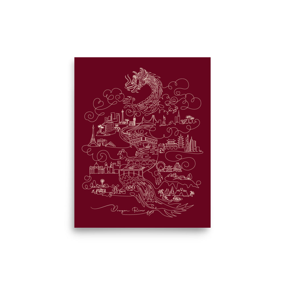 Dragon River Giclée Art Print