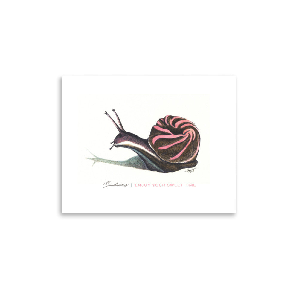 Snailicious Giclée Art Print