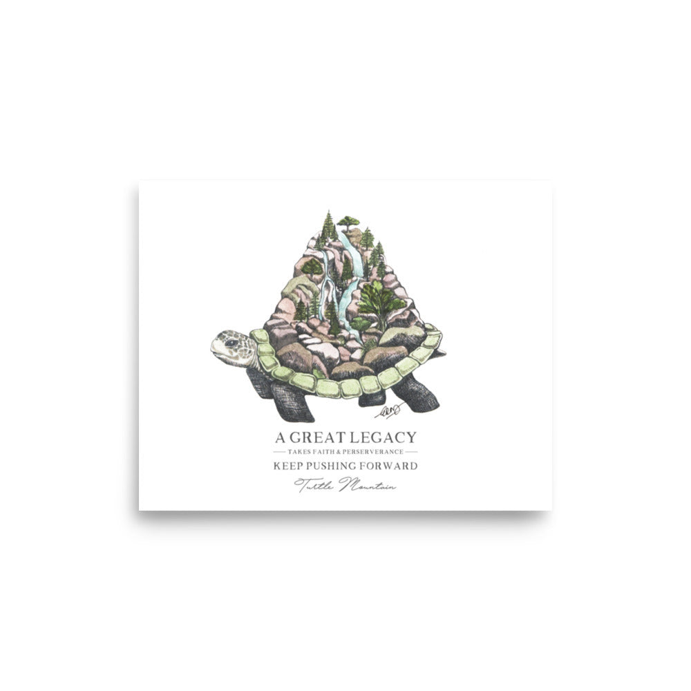 Turtle Mountain Giclée Art Print