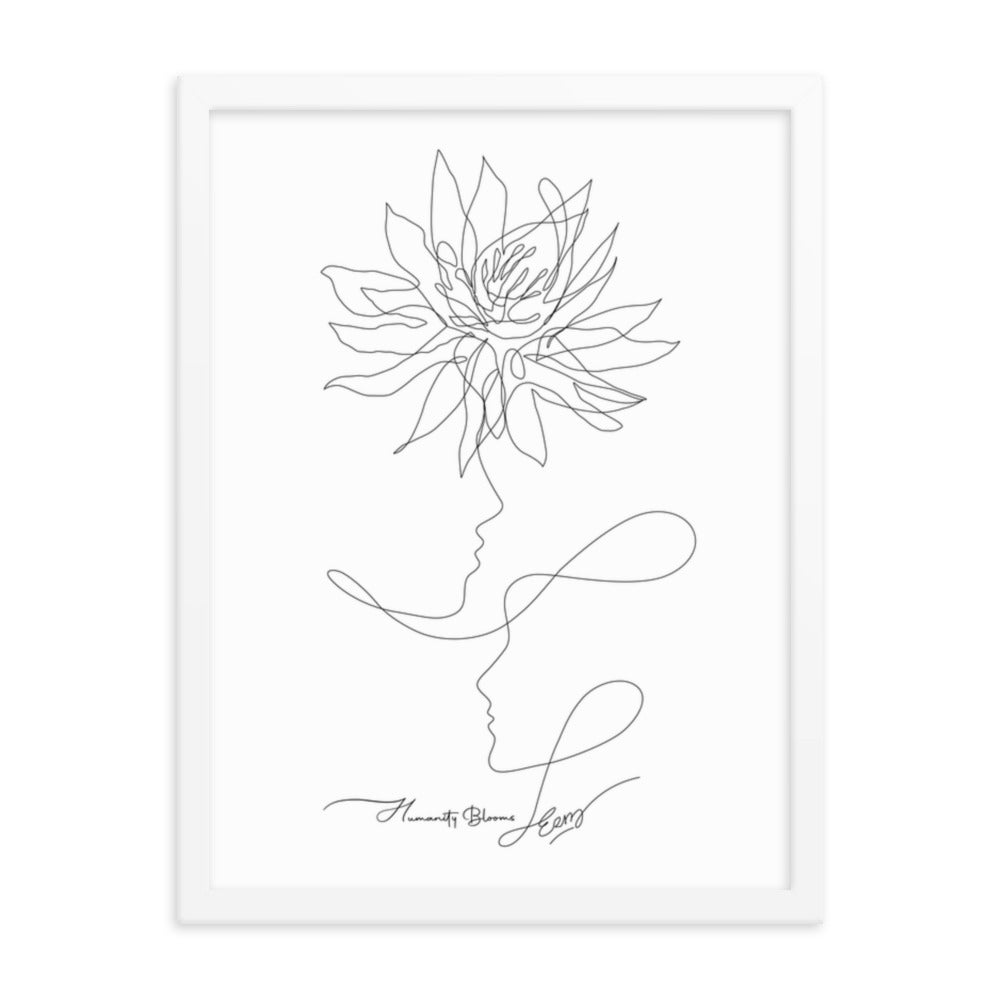 Humanity Blooms Art Print