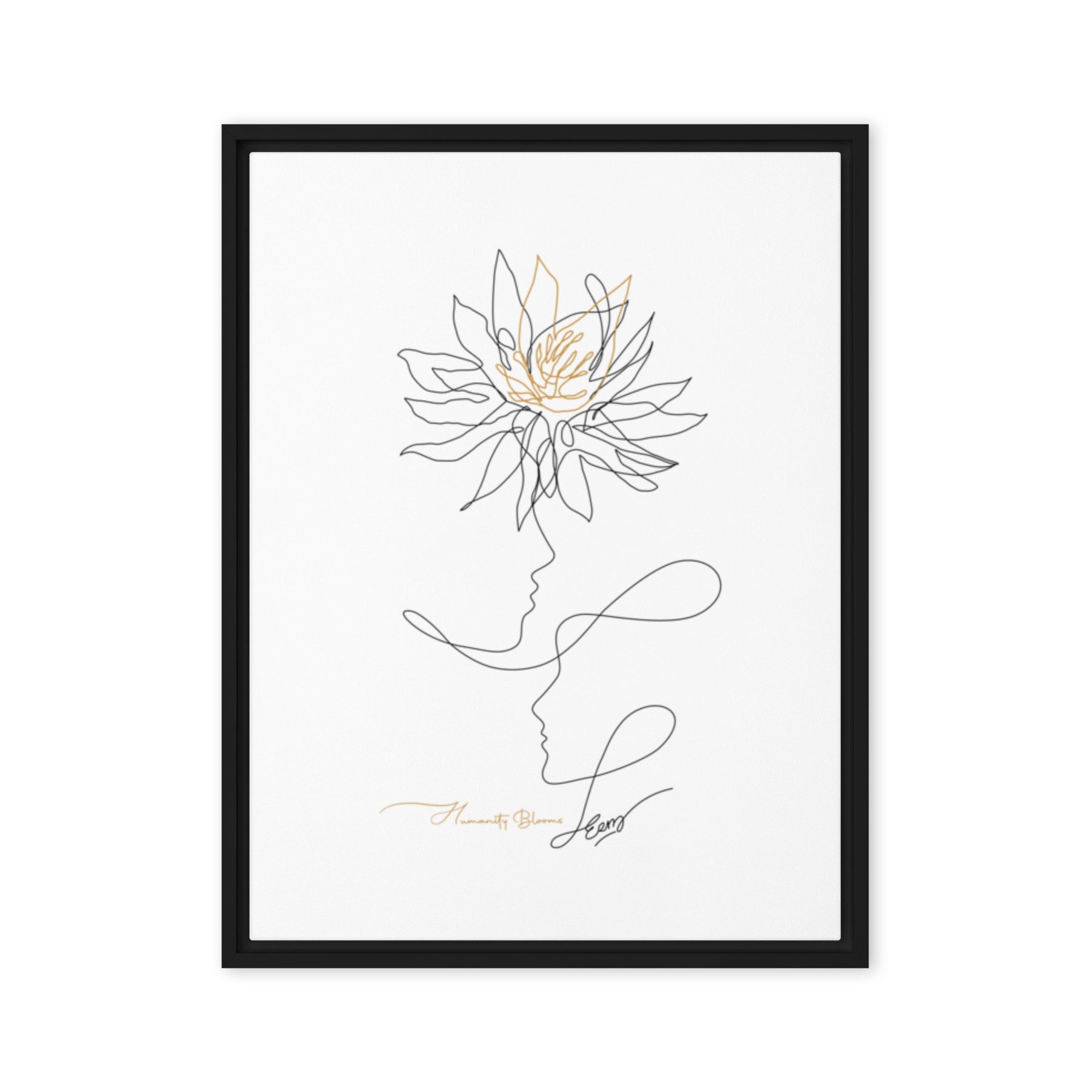 Humanity Blooms Canvas Print