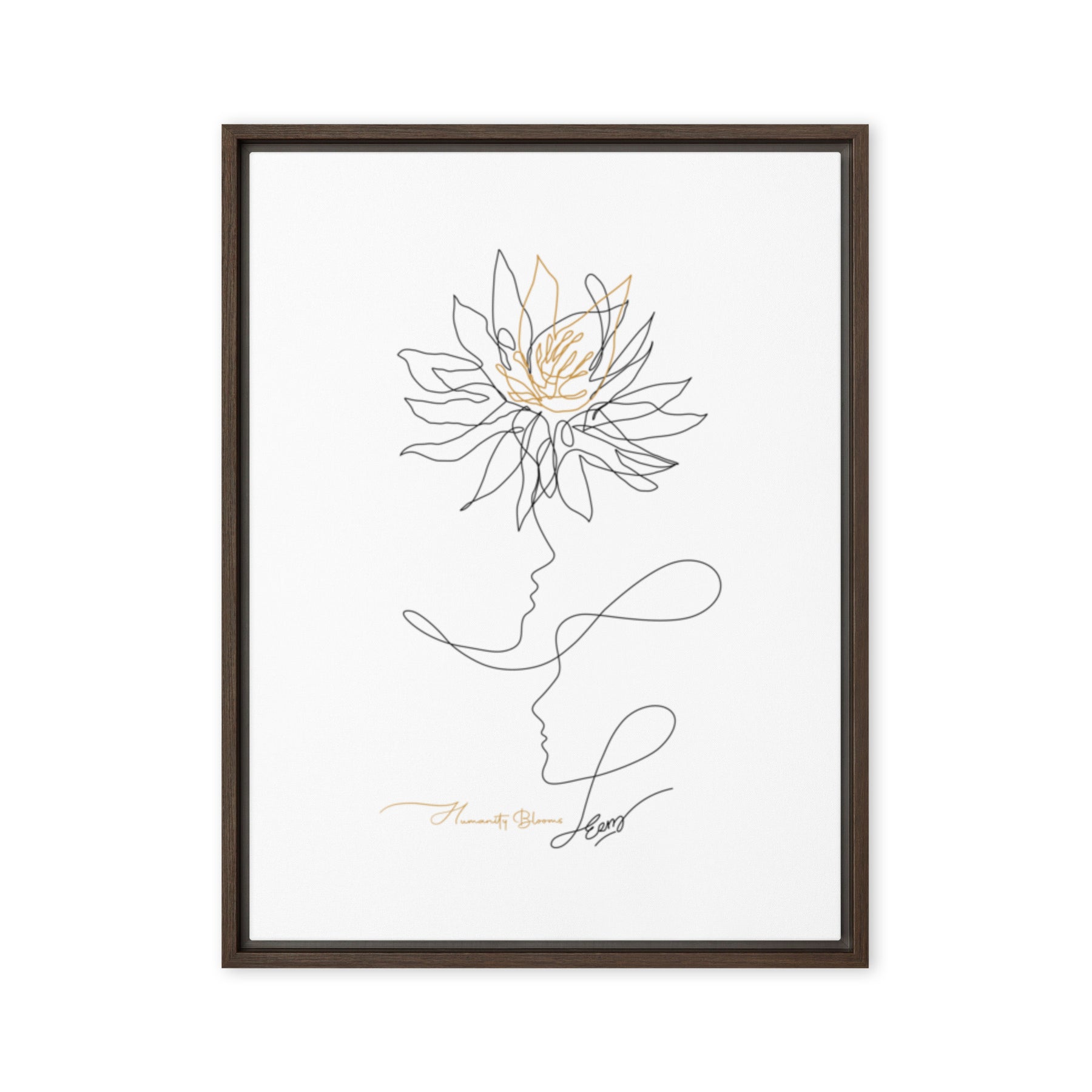 Humanity Blooms Canvas Print