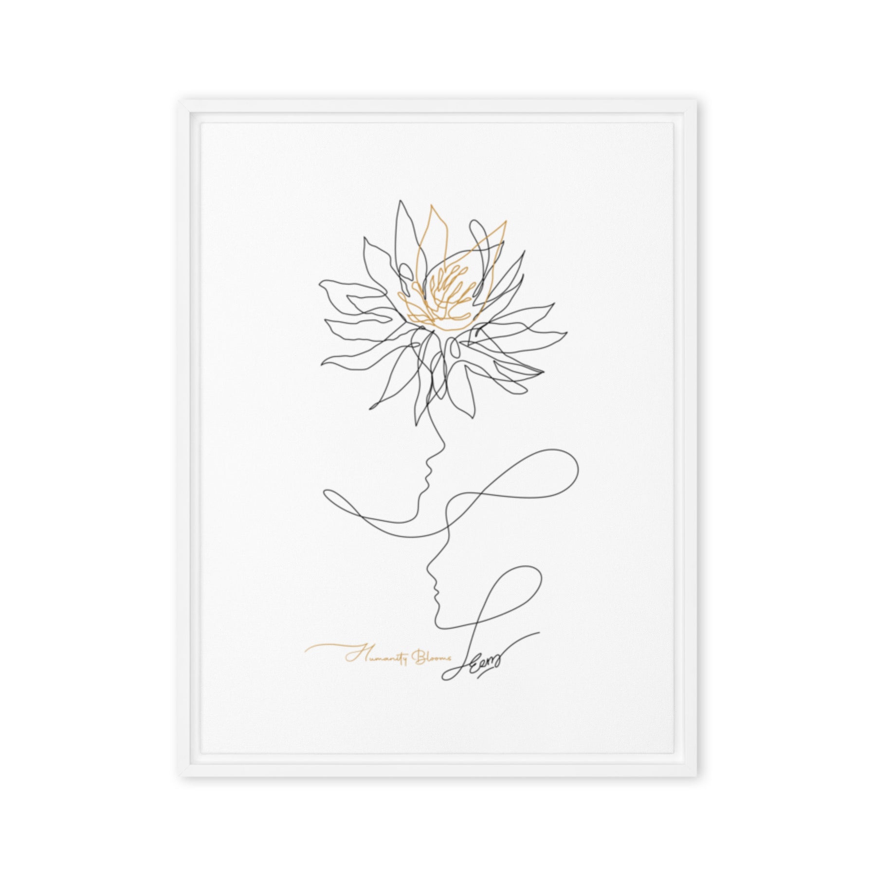 Humanity Blooms Canvas Print