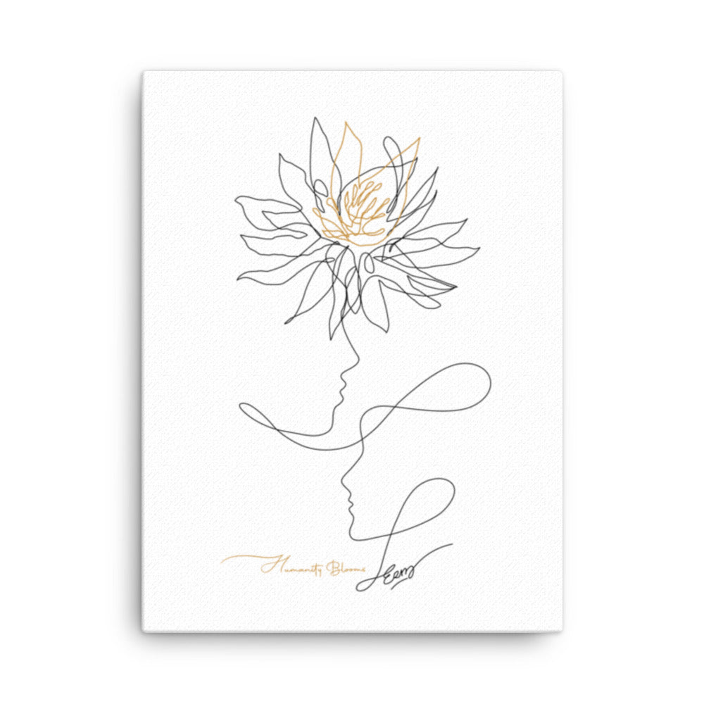 Humanity Blooms Canvas Print