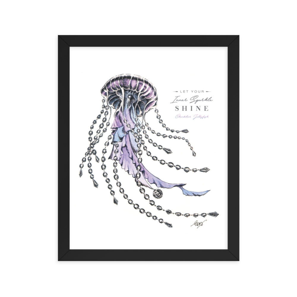 Chandelier Jellyfish Art Print