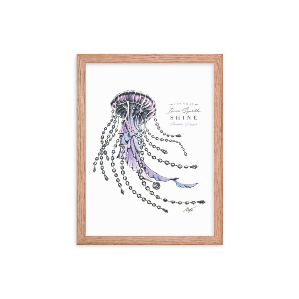 Chandelier Jellyfish Art Print