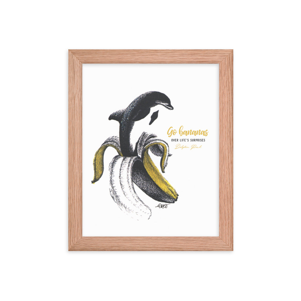 Dolphin Peel Art Print
