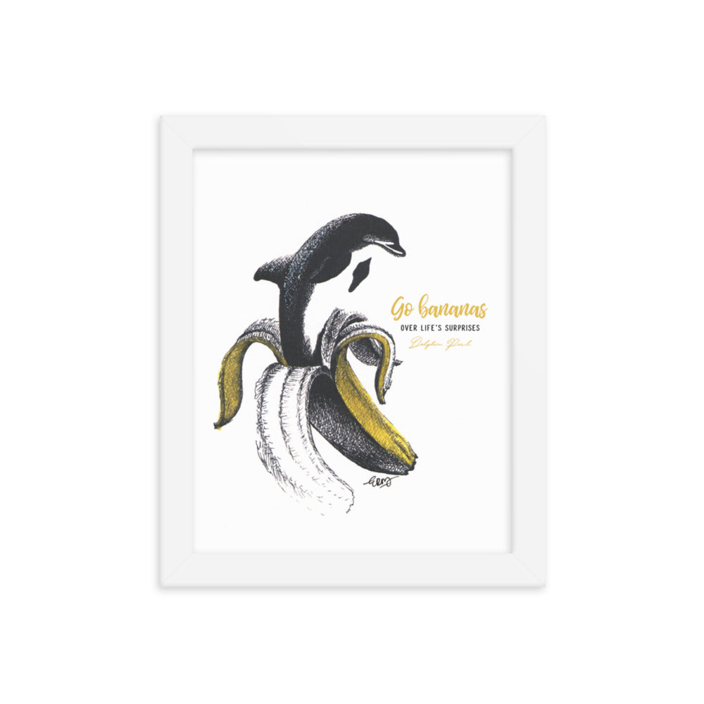 Dolphin Peel Art Print