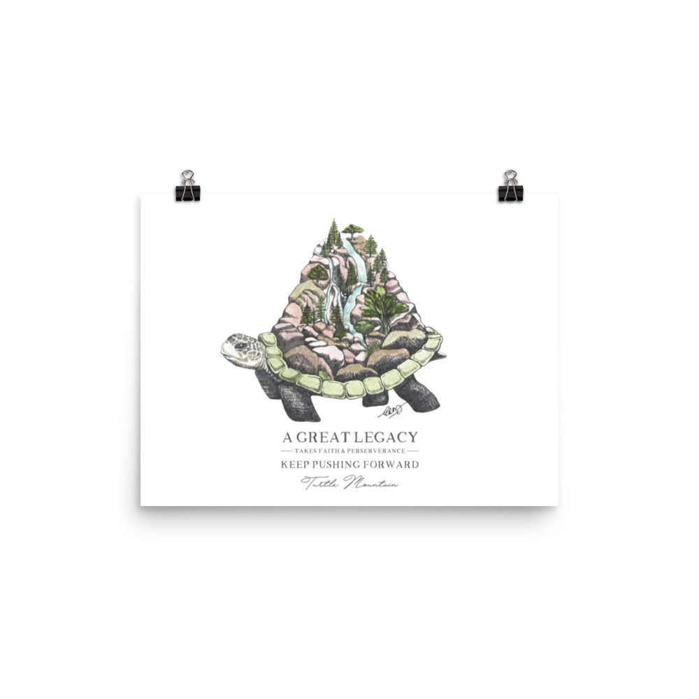 Turtle Mountain Art Print