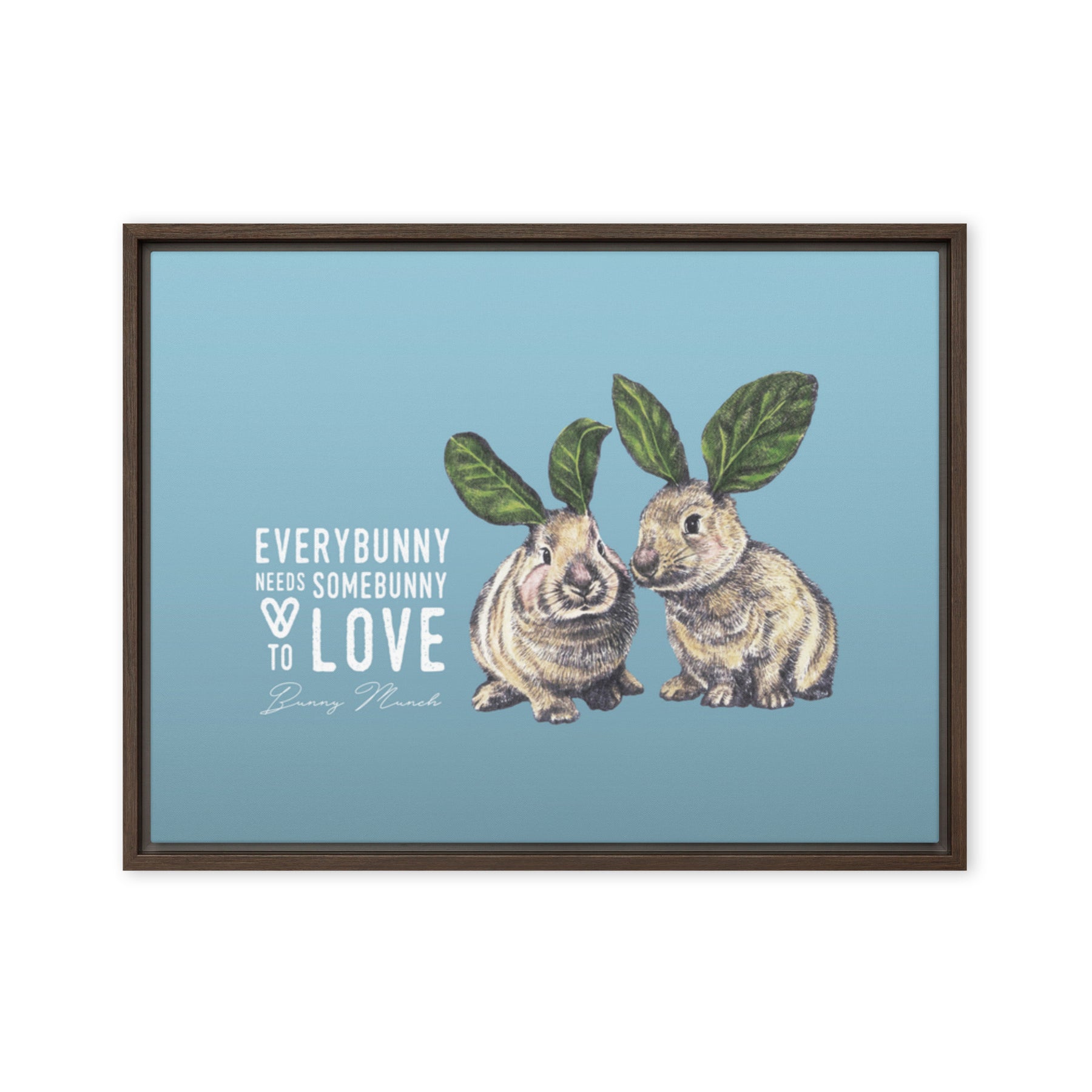 Bunny Munch Canvas Print