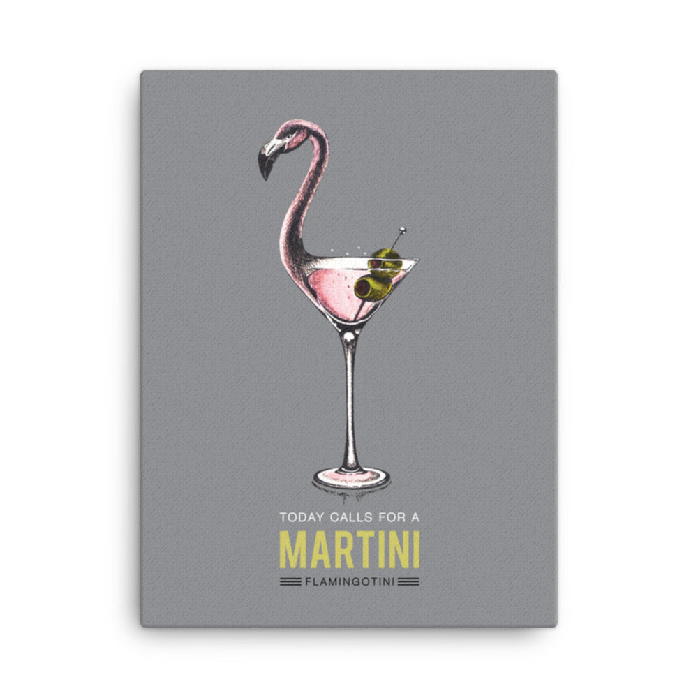 Flamingotini Canvas Print