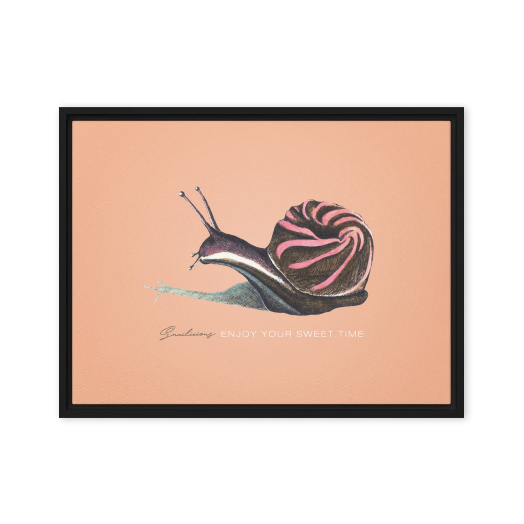Snailicious Canvas Print