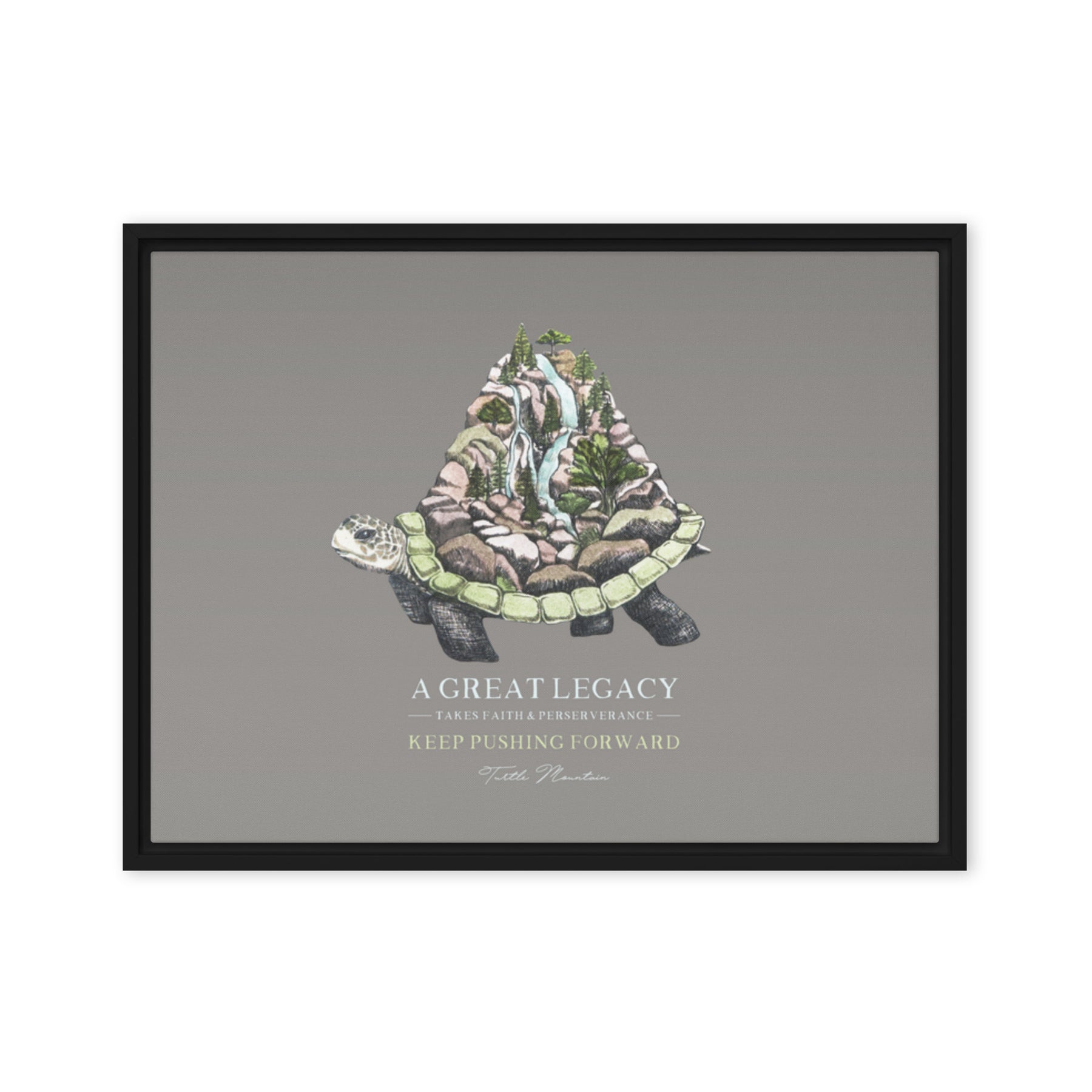 Turtle Mountain Canvas Print