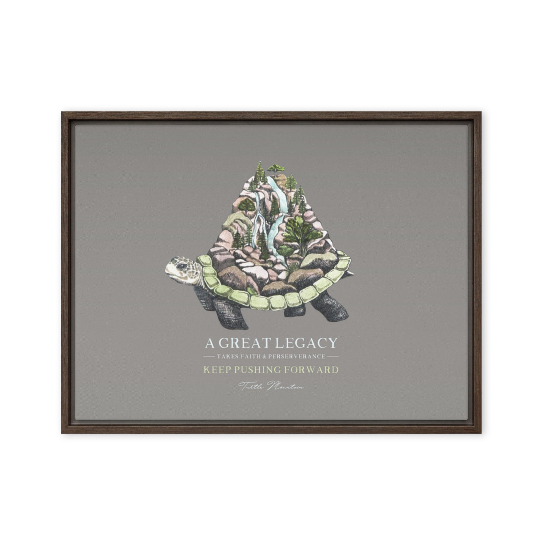 Turtle Mountain Canvas Print