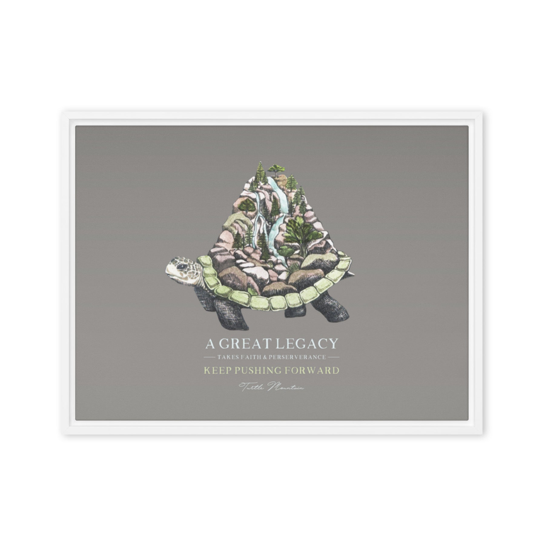 Turtle Mountain Canvas Print