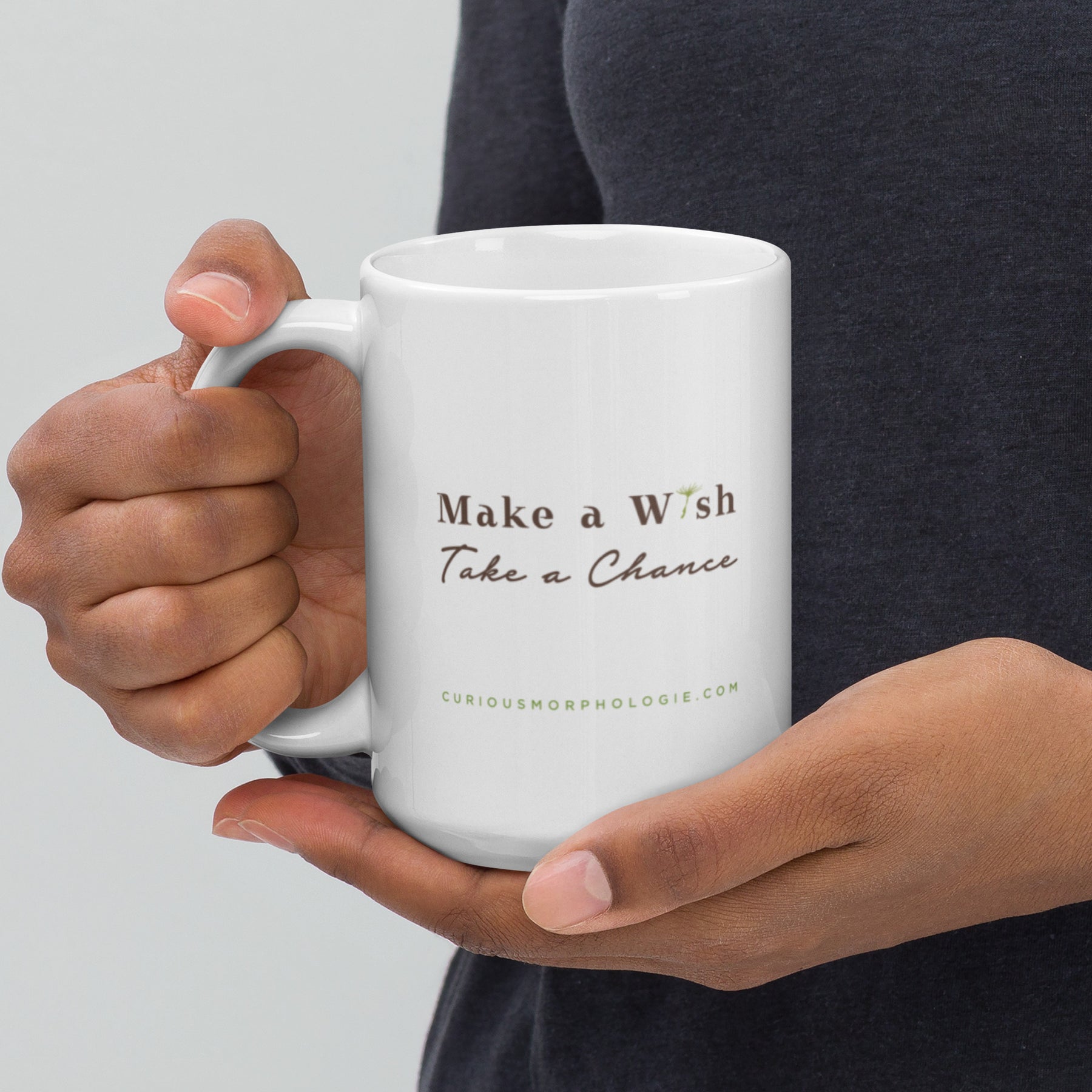 Hedgehog Dandelion Inspirational Mug