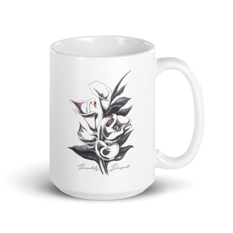 Swanlily Bouquet Inspirational Mug