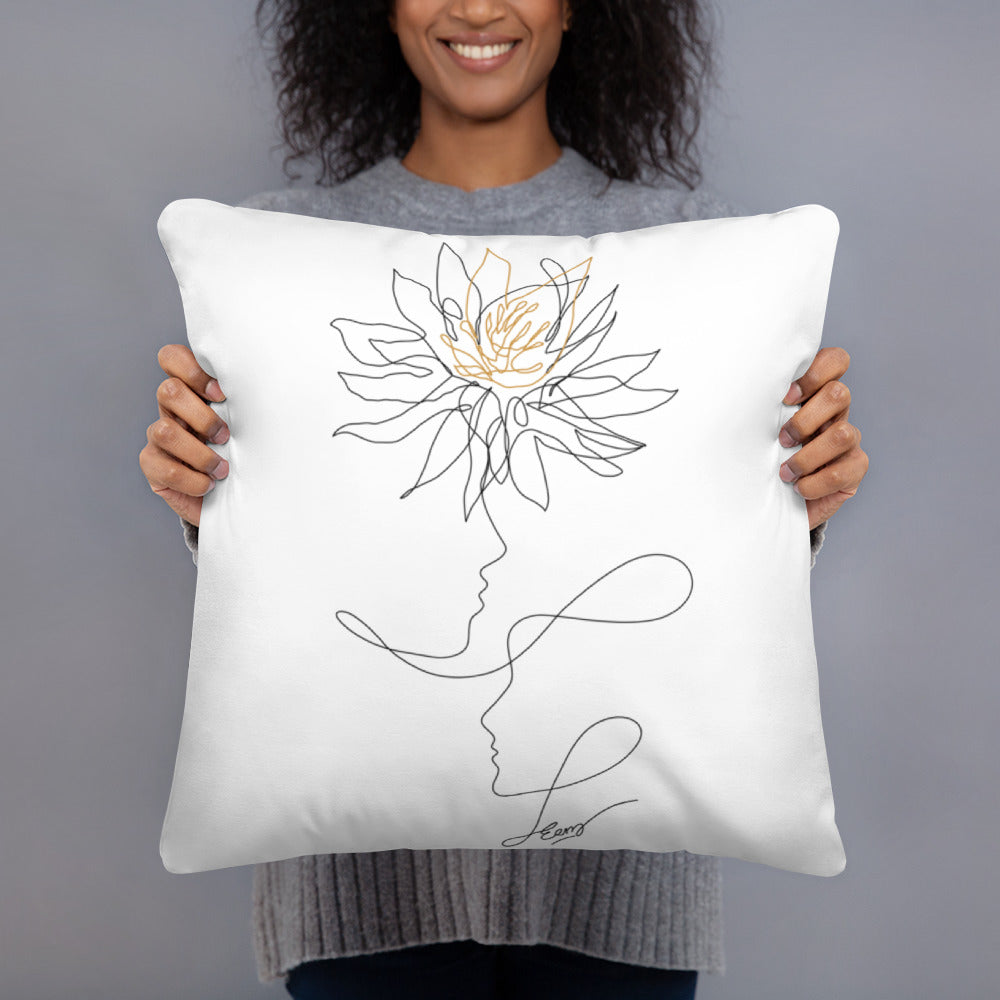 Humanity Bloom Cuddle Pillow (Two-Sided)