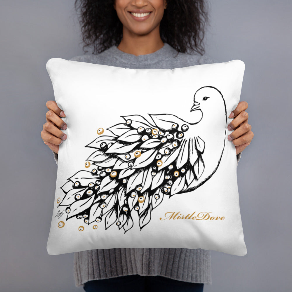 Mistle Dove Cuddle Pillow (Two-Sided)