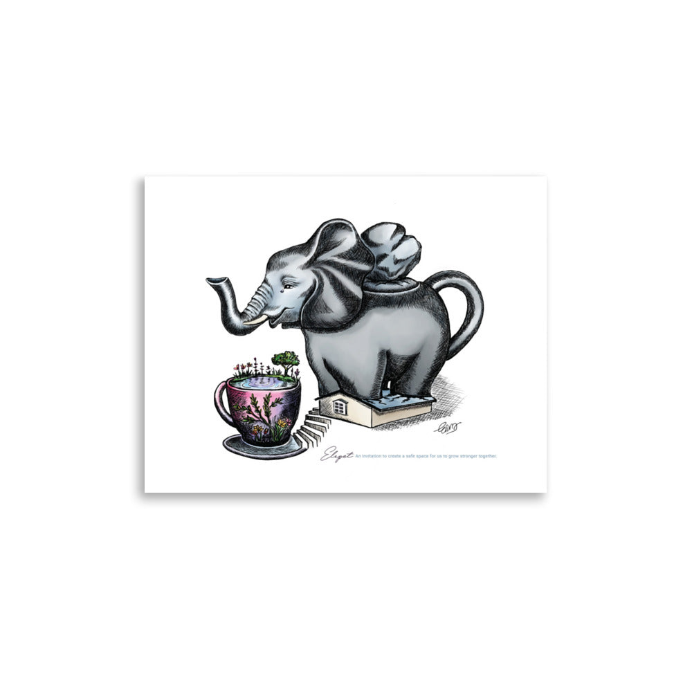 Elepot Giclée Art Print