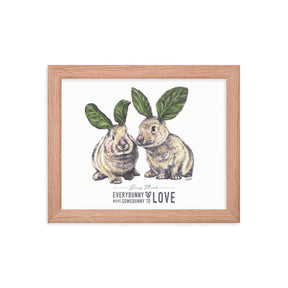 Bunny Munch Art Print