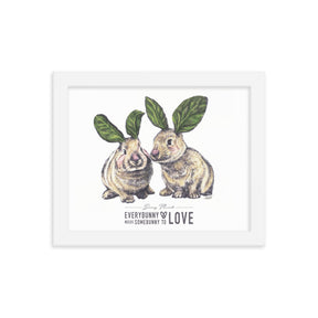 Bunny Munch Art Print