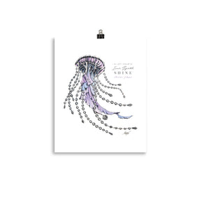 Chandelier Jellyfish Art Print