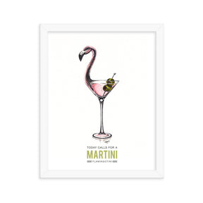 Flamingotini Art Print