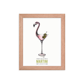Flamingotini Art Print