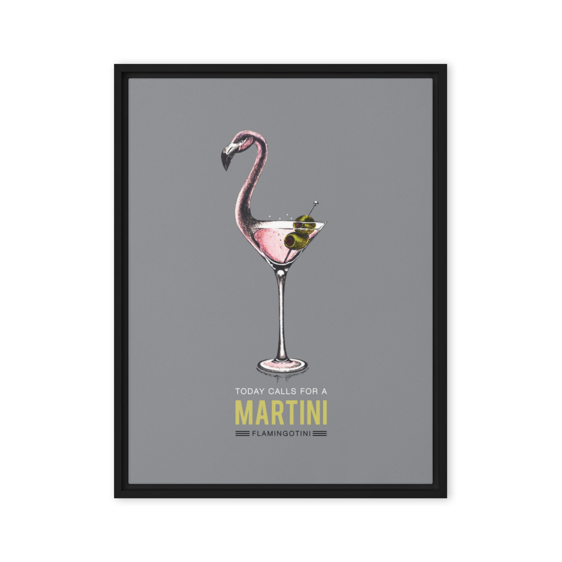 Flamingotini Canvas Print