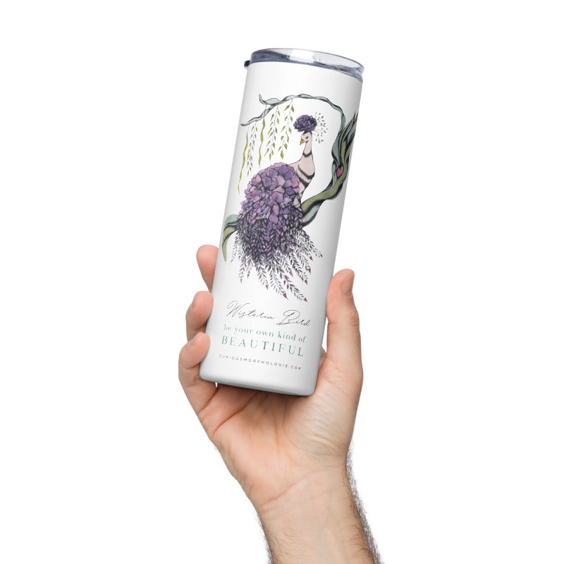 Wisteria Bird Travel Tumbler & Canister