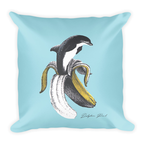 Dolphin Peel Cozy Cuddle Pillow (Two-Sided)